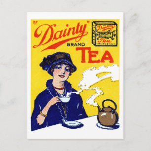 1910 Dainty Tea Briefkaart