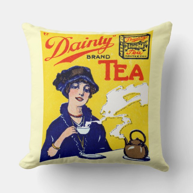 1910 Dainty Tea Kussen (Voorkant)