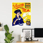 1910 Dainty Tea Poster (Thuiskantoor)