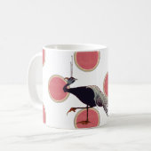 1910 Decoratieve Kunst Nieuwe Vogelmoer Koffiemok (Voorkant links)