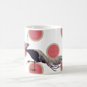 1910 Decoratieve Kunst Nieuwe Vogelmoer Koffiemok (Center)