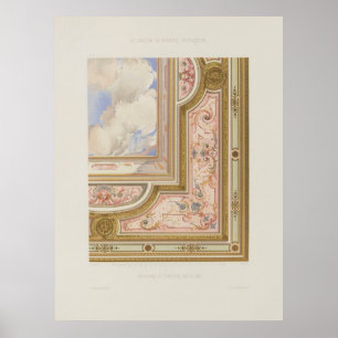 1910 Desaint Chambre Louis XIV Kunstprint Poster