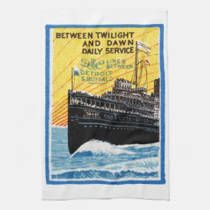 1910 Detroit to Buffalo Steamship Theedoek