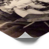 1910 Foto van de Abyssische Baptistische Kerk in N Poster (Hoek)