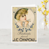 1910 FRANS " AFBEELDING BRIEFKAART " MILLINERY GRE (Gele Bloem)