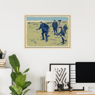 1910 Golf - Kunstprint Poster