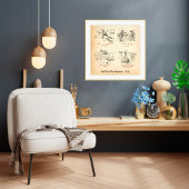 1910 Golf voor eerste afdrukken Poster