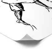 1910  illustratie van de Baseball-sport Poster (Hoek)