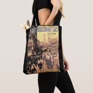 1910 in de stad waar niemand speelgoedmuziek tote bag
