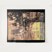 1910 in de stad waar niemand speelgoedmuziek wandkleed (Voorkant (horizontaal))