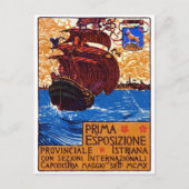 1910 Istrian Expo Poster Briefkaart (Voorkant)