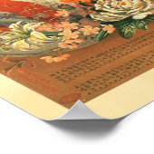 1910 Japanse Vintage Poster (Hoek)