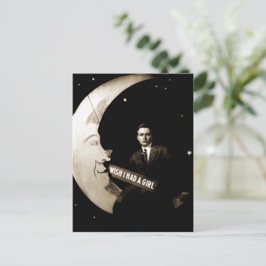 1910 Jongste wens van Man Briefkaart (Staand voorkant)