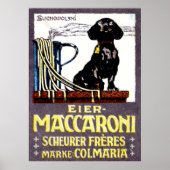 1910 Maccaroni-Poster Poster (Voorkant)