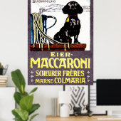 1910 Maccaroni-Poster Poster (Thuiskantoor)