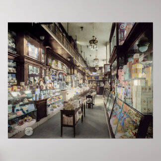 1910 Pharmacy - Pennsylvania Station, New York Poster