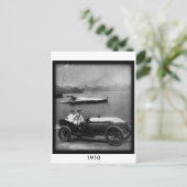 1910  Race-kaart voor auto's en snelheidstoets Briefkaart (Staand voorkant)