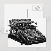 1910 Schrijfmachine Briefkaart (Voorkant / Achterkant)