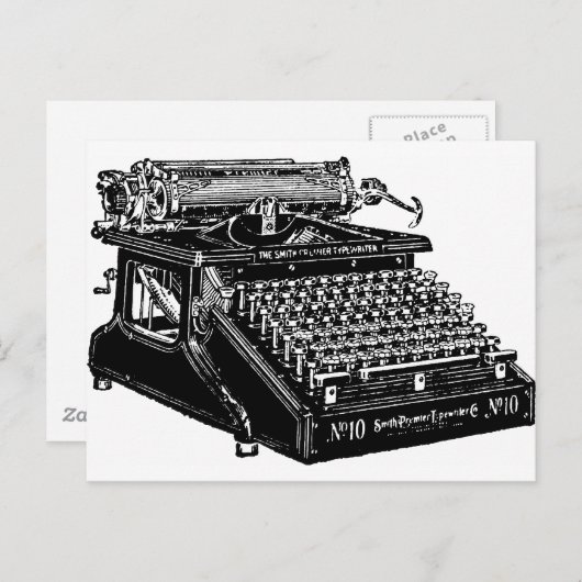 1910 Schrijfmachine Briefkaart (Voorkant / Achterkant)