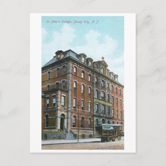 1910 St Peter's College, Jersey City, New Jersey Briefkaart (Voorkant)