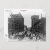 1910 Uitzicht van het Briefkaart van de binnenstad (Voorkant / Achterkant)