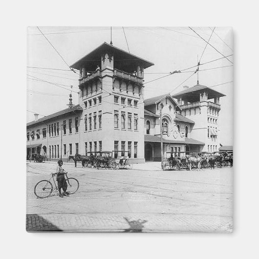 1910 Union Station Charleston SC Magnet (Voorkant)