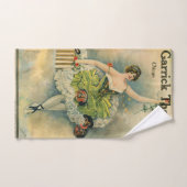 1910 Vrouw Thespian Garrick Theater Chicago Handdoek (Handdoek)