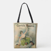 1910 Vrouw Thespian Garrick Theater Chicago Tote Bag (Achterkant)