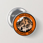 1910 Yosemite National Park Ronde Button 5,7 Cm (Voorkant /achterkant)
