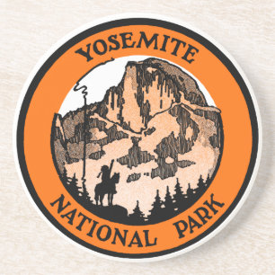 1910 Yosemite National Park Zandsteen Onderzetter