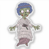 1910 Zombie Sticker (Voorkant)