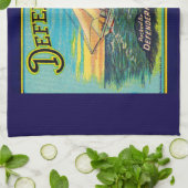 1910s Defender brand packaging sailboat label prin Theedoek (Gevouwen)