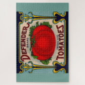 1910s Defender brand tomaten label Legpuzzel (Verticaal)