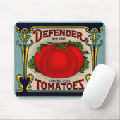 1910s Defender brand tomaten label Muismat (Met muis)