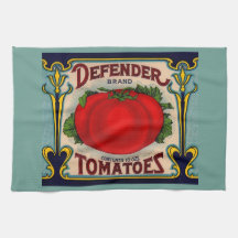 1910s Defender brand tomaten label