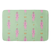 1910s Mode Illustratie Lady & Pekingese Dog Badmat (Voorkant)