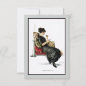 1910s Porch Swing Tea Party Uitnodiging (Voorkant)