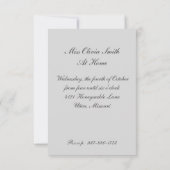 1910s Porch Swing Tea Party Uitnodiging (Achterkant)