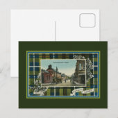  1910s Schotse Douglas clan Tartan Comrie Briefkaart (Voorkant / Achterkant)