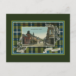  1910s Schotse Douglas clan Tartan Comrie Briefkaart