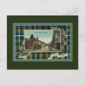  1910s Schotse Douglas clan Tartan Comrie Briefkaart (Voorkant)