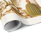  1911 Cactus Flower Old Floral Illustration Cadeaupapier (Rol Hoek)