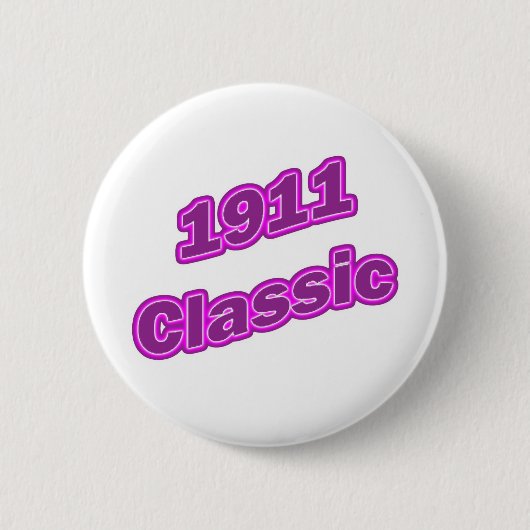 1911 Klassiek Paars Ronde Button 5,7 Cm (Voorkant)