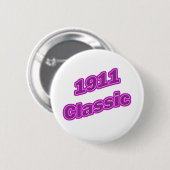 1911 Klassiek Paars Ronde Button 5,7 Cm (Voorkant /achterkant)