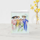 1911  Mode Kaart (Gele Bloem)