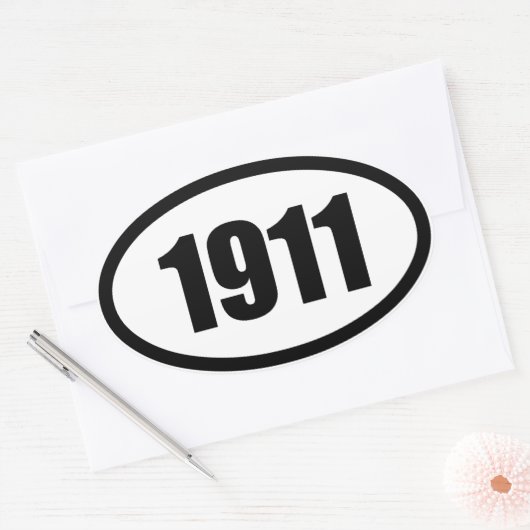 1911 OVALE STICKER (Envelop)