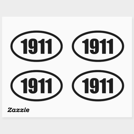 1911 OVALE STICKER (Vel)