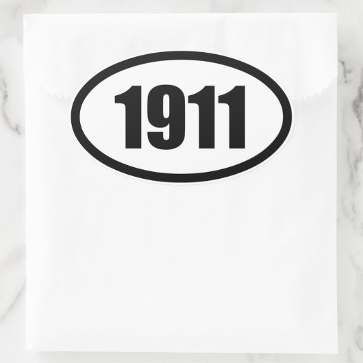 1911 OVALE STICKER (Tas)