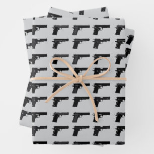1911 Pistool Silhouet Patroon Doel Sporten Inpakpapier Vel