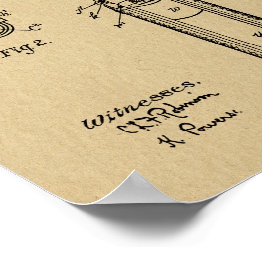 1911 Tekening van kunstwerken voor kleurenweergave Poster (Hoek)